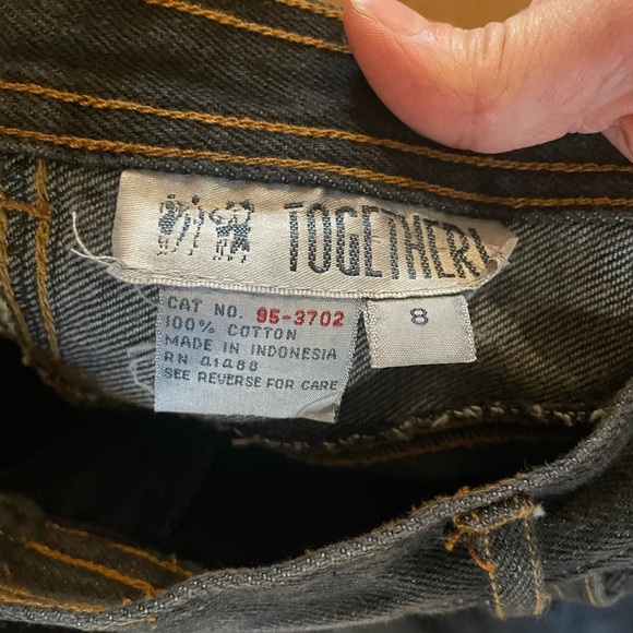 Be Together dark grey black vintage 90s high waisted mom jeans - Picture 4 of 5